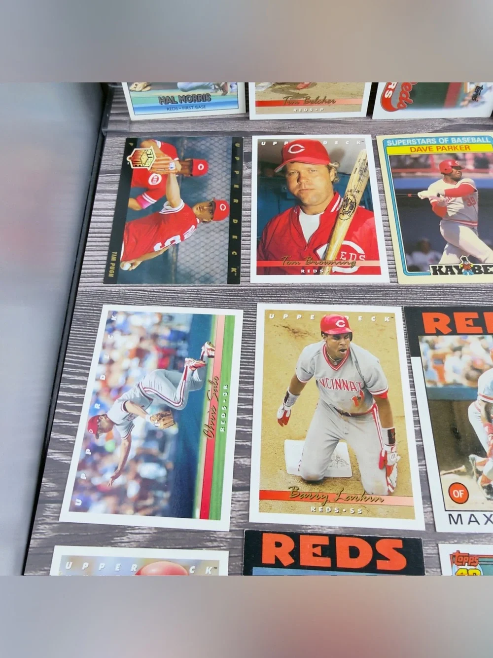 Cincinnati Reds Baseball Card Lot of 24 Upper Deck Topps Donruss 1988–1993